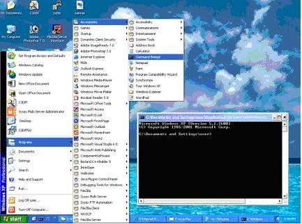 Open command Prompt