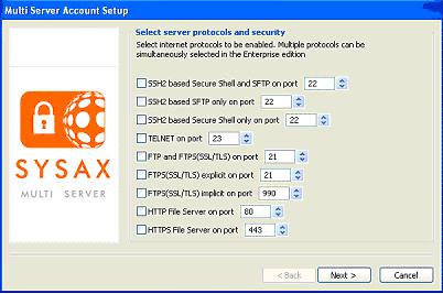 MultiServer Account Setup