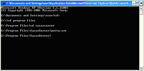 Windows Dos command Window
