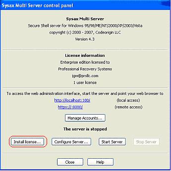 Open Install License