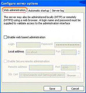 Web Administration Interface