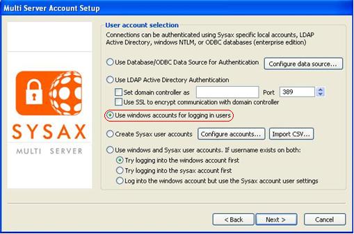 Authenticating with Windows Accounts