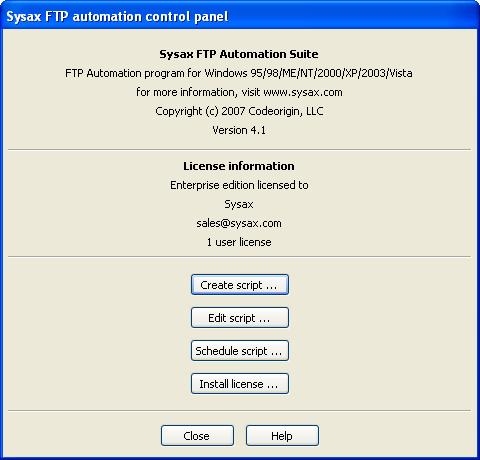 After Installing License