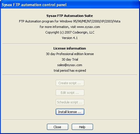 Before installing license