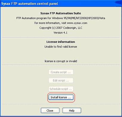 Install License