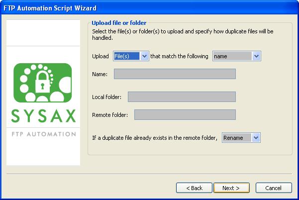 Upload Window