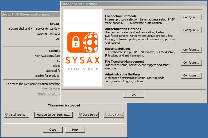 Windows 10 Sysax Multi Server full