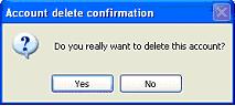Account Delete Confirmation