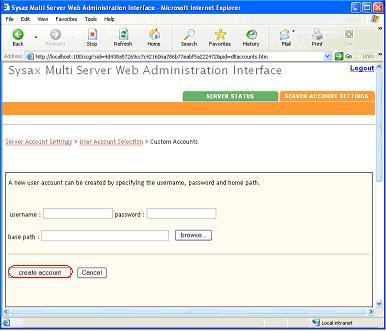 Add user account