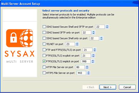 Connect using FTPS(SSL/TLS) implicit