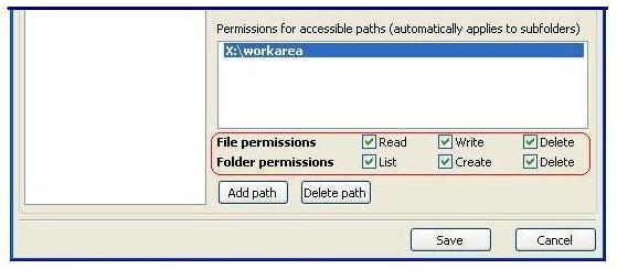 Set permission
