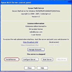 Install License