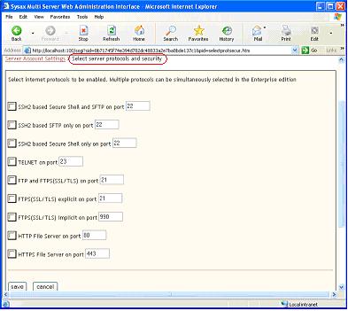Selecting Internet Protocols and Security